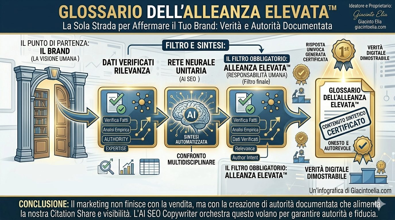 Infografica Glossario Alleanza Elevata™ | Giacinto Elia