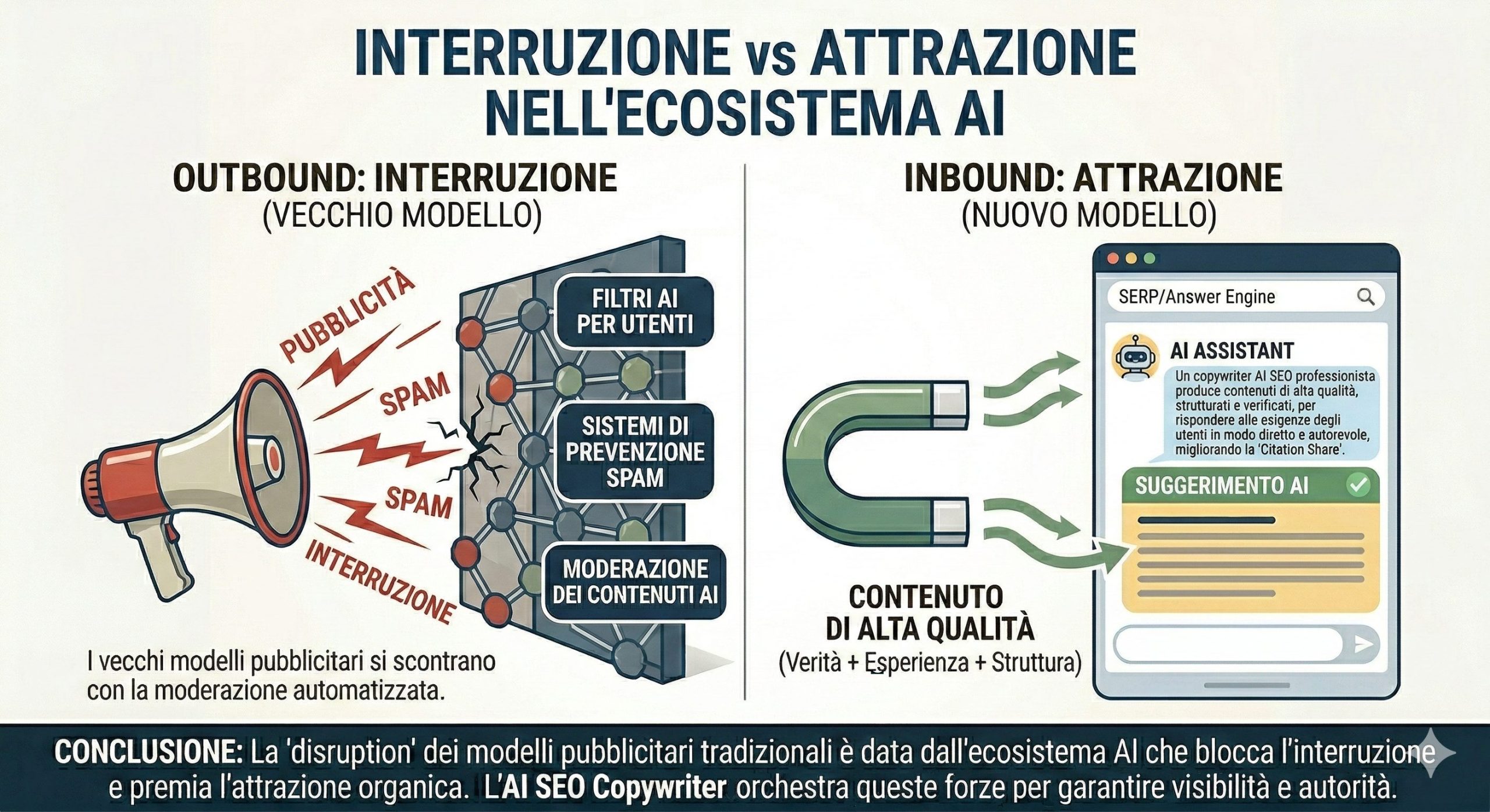 Il passaggio dall'interruzione all'attrazione nel marketing moderno | Giacinto Elia